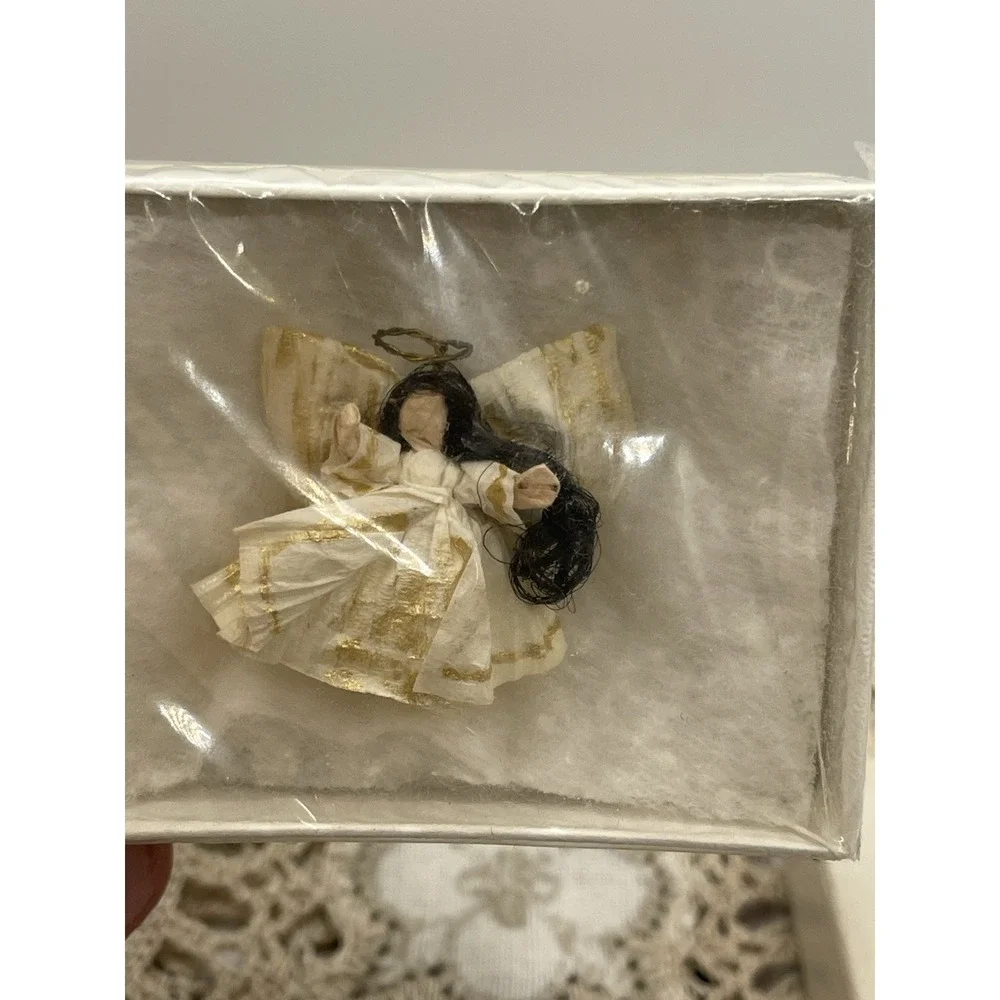 Vintage Hand Crafted Angel Pin Probably Haunted
